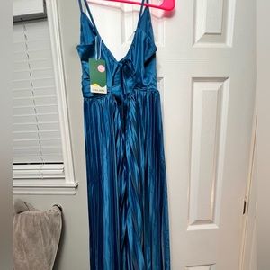 Halara dress, teal, brand new with tags still on
